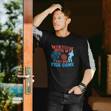 I Make Fish Come Men Long Sleeve Shirt
